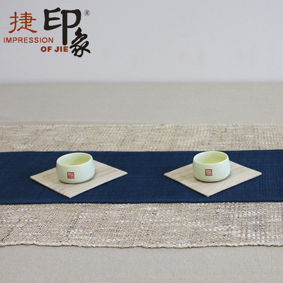 禪意生活 純手工夏布茶墊中的自然哲學